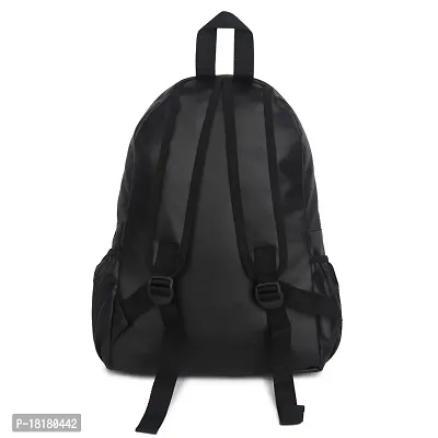 Casual Backpacks for Women, 14 inch, Stylish and Trendy College backpacks for girls, Water Resistant and Lightweight Bags (BLACK  FOLLOW ME )-thumb3