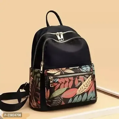 Backpack Mini Backpack Girls Cute Small Backpack Purse Women Travel Shoulder Purse Bag (Black PATTI WALA )-thumb0