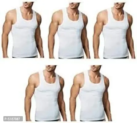 Pack of 5 - Men's classic Vests