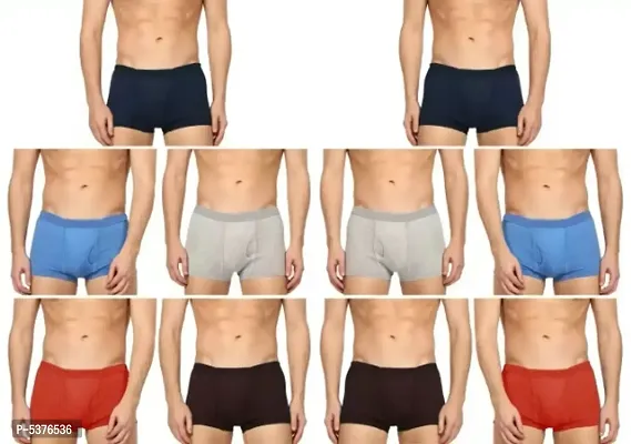 PACK OF 10 - Men's Cotton Mini Trunk Underwear