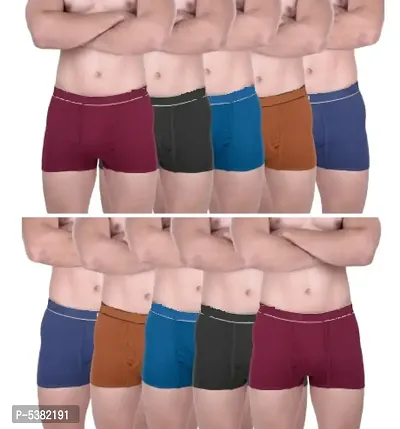 PACK OF 10 - Men's Allday Cotton Mini Trunk Underwear