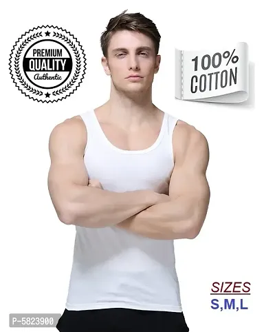 Pack of 1- Pure Cotton Vest-thumb0