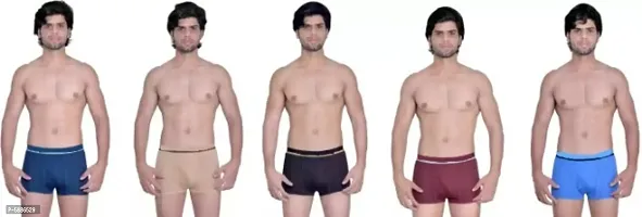 PACK OF 5 - Men's cotton mini trunk Underwear