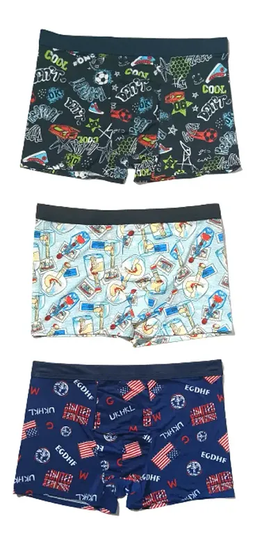 PACK OF 3 - Milky Soft Premium Boxer Trunk - color