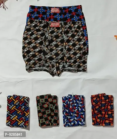 Pack Of 2 - Buy this Royal and Comfortable Printed Mini Trunk Underwear for Men  Boys.