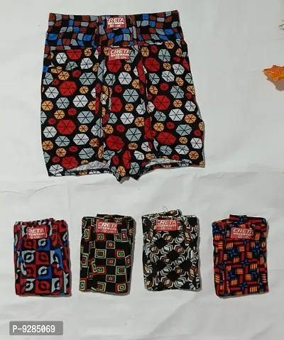 Pack Of 2 - Buy this Casual and Comfortable Printed Mini Trunk Underwear for Men  Boys.