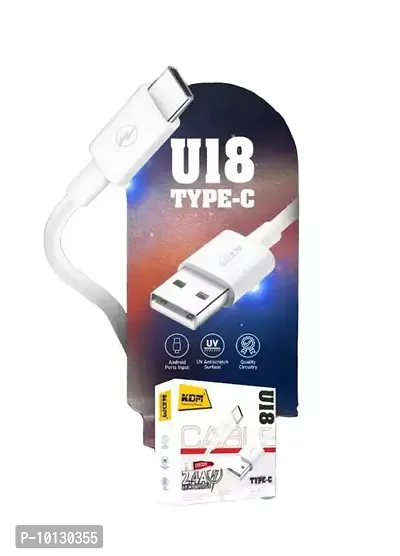 PACK OF 1 - Universal Type-C Fast Data Sync and Charging Cable (1m)