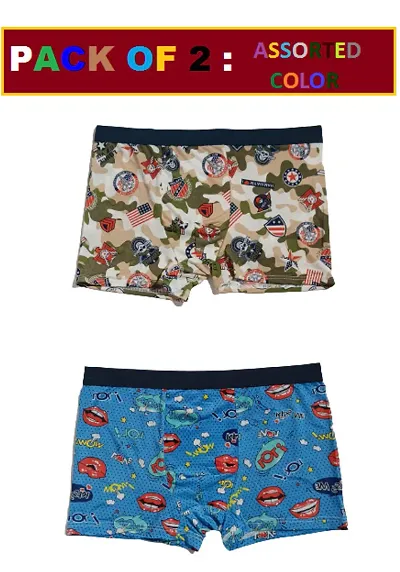 Classic Spandex Trunks for Men, Pack of 2