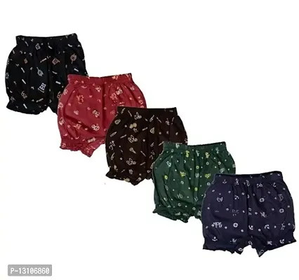 Combo of 5 - Soft Printed Bloomer Panties