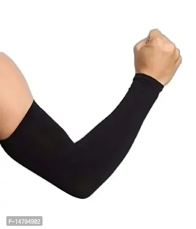 Pair of 1 -  Classy Arm Sleeves -  for Men  Women - BLACK