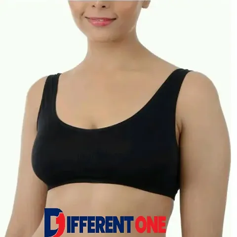 PACK OF 1 - Soft Classy Air Sports Bra for Women Girls - FREE SIZE -