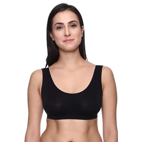 Beauty Plus Women's Air Bra Wirefree Pack of 2