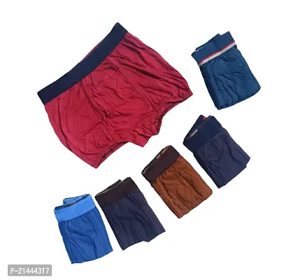 Combo of 6 - Soft Comfort and Style: Men's Mini Trunk Underwear