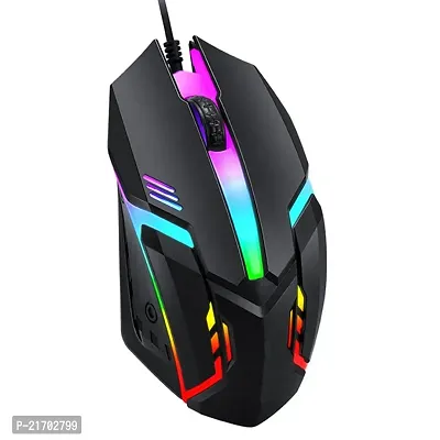 USB Wired Gaming Led Designer Mouse  for Laptop  PC-thumb0