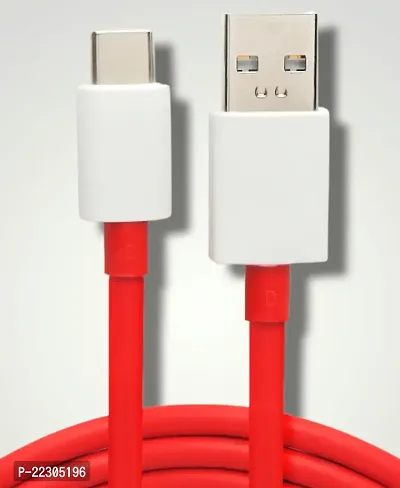 Smart TYPE C Data Sync Fast Charging Cable - RED