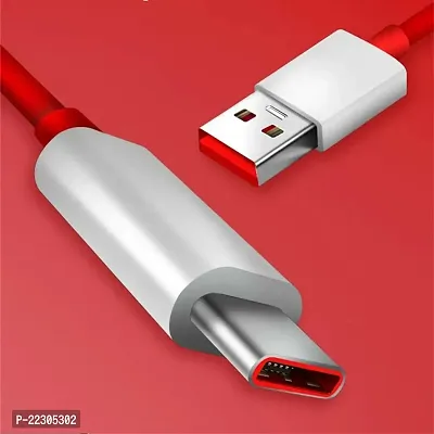 Universal TYPE C Data Sync Fast Charging Cable - RED-thumb0