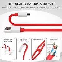 Quick TYPE C Data Sync Fast Charging Cable - RED-thumb2