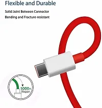 Premium TYPE C Data Sync Fast Charging Cable - RED-thumb1