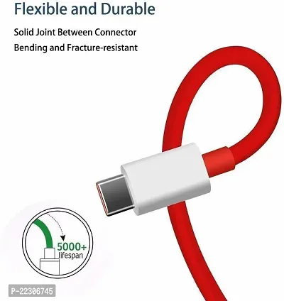 Premium TYPE C Data Sync Fast Charging Cable - RED-thumb2