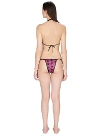 Stylo Printed Satin Bikini Set-thumb2