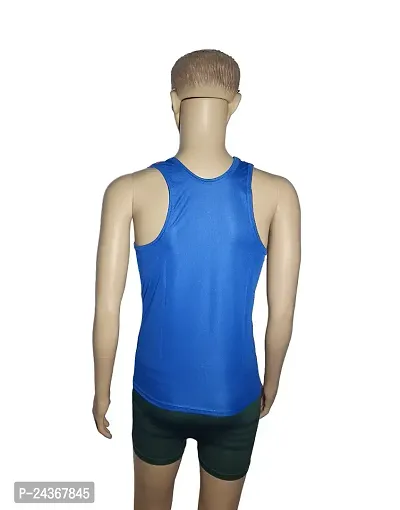 COMBO OF 3 - GLOBAL MENS SLIM FIT SPORTS VESTS - MULTI-COLOR-thumb2