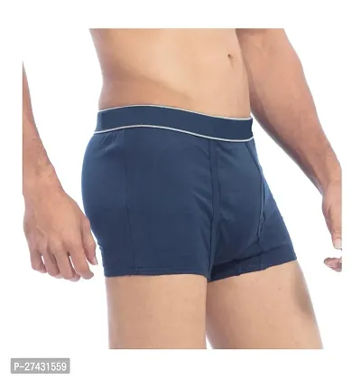 PACK OF 2 - Men's Pure Solid Cotton Trunk Underwear - Assorted Color-thumb4