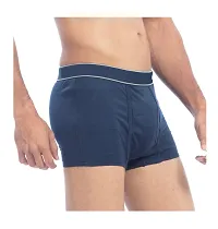 PACK OF 2 - Men's Pure Super Soft Cotton Trunk Underwear - Assorted Color-thumb3