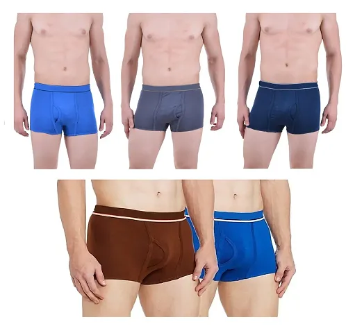 PACK OF 5 - Men's Everyday Trunk Underwear - Color