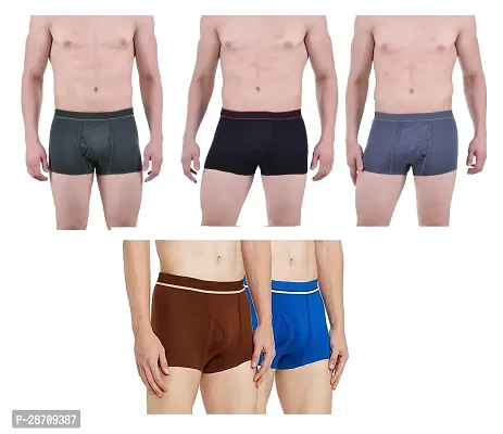 Classic Cotton Solid Trunk for Men, Pack of 5