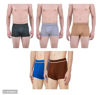 Classic Cotton Solid Trunk for Men, Pack of 5