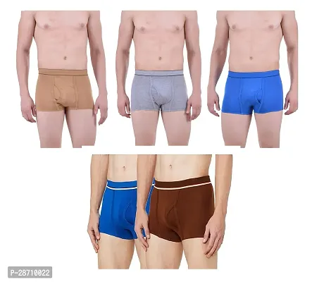 Classic Cotton Solid Trunk for Men, Pack of 5