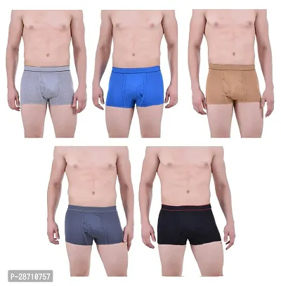 Classic Cotton Solid Trunk for Men, Pack of 5