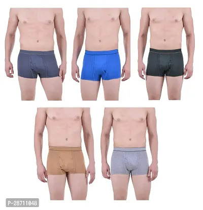 Classic Cotton Solid Trunk for Men, Pack of 5