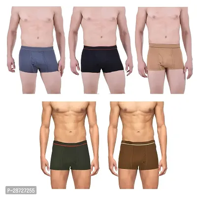 PACK OF 5 - Men's Ultra Cotton Trunk Underwear - Assorted Color