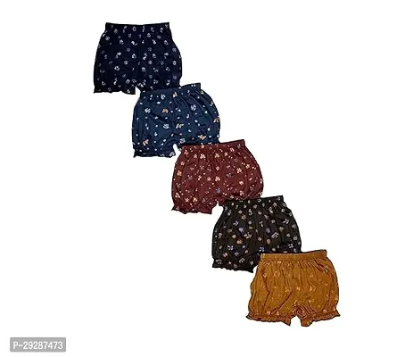 Combo of 5 - Women Printed Bloomer Panties - Multi-color-thumb0