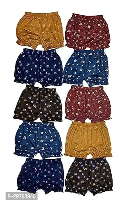 Combo of 10 - Royal Women Printed Bloomer Panties - Multi-color.-thumb0