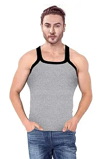 Regular Cotton Gym Vests For Men Pack Of 2-thumb2