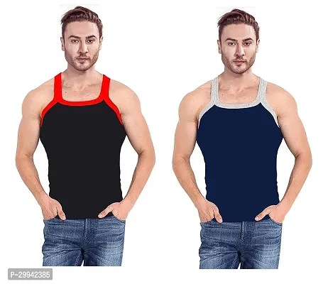 Regular Cotton Gym Vests For Men Pack Of 2