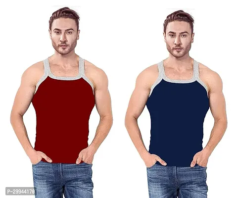 Regular Cotton Gym Vests For Men Pack Of 2