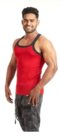 Regular Cotton Gym Vests For Men Pack Of 2-thumb3