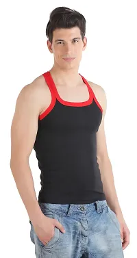 COMBO OF 2 - Men's Premium Classic Soft Cotton Gym Vests-thumb1