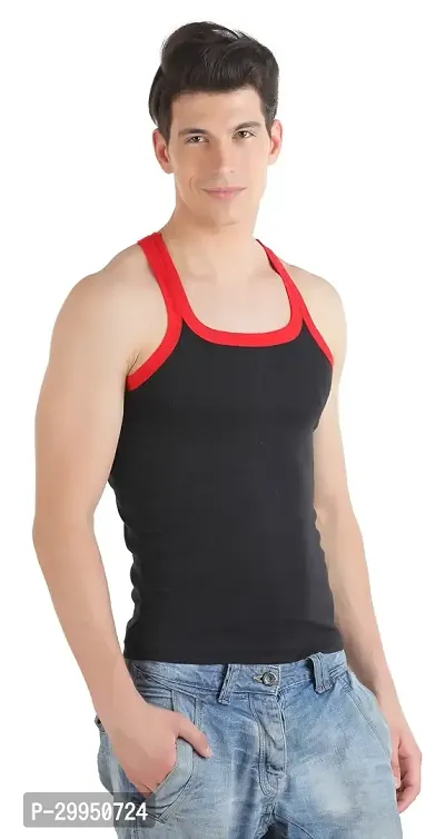 COMBO OF 2 - Men's Premium Classic Soft Cotton Gym Vests-thumb2