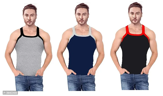 COMBO OF 3 - Men's Superior Cotton Gym Vests