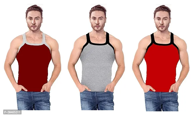 COMBO OF 3 - Men's Standard Cotton Gym Vests