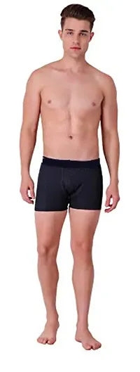 Stylish Cotton Solid Trunks for Men Pack of 5-thumb1