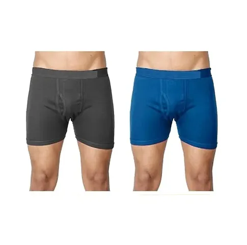 Stylish Solid Trunks for Men Pack of 2