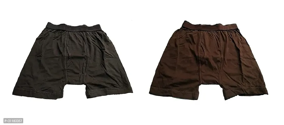 Stylish Cotton Solid Trunks for Men Pack of 2