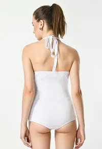 Trendy Monokini Swimsuit with Halter Neckline-thumb3