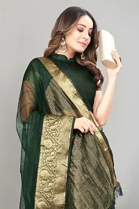 Fancy Chanderi Cotton Saree with Blouse Piece-thumb4