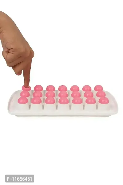 Champriti pop up ice Tray with Lid, 21 Cube Trays (Multicolor) -Pack of 2-thumb3